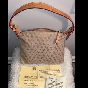 Dooney & Bourke Signature small purse beige / tan